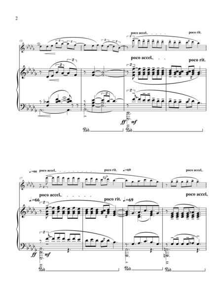 Debussy Clair De Lune For Flute Piano Page 2