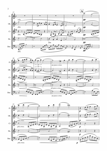 Debussy Reverie Wind Quintet Page 2