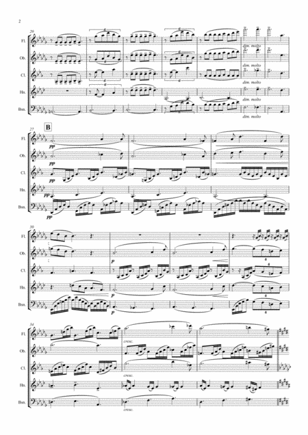 Debussy Suite Bergamasque Mvt 3 Clair De Lune Wind Quintet Page 2