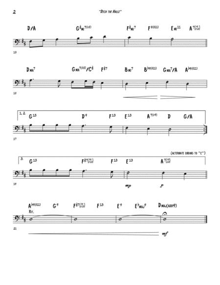 Deck The Halls Cello Piano D Major Page 2