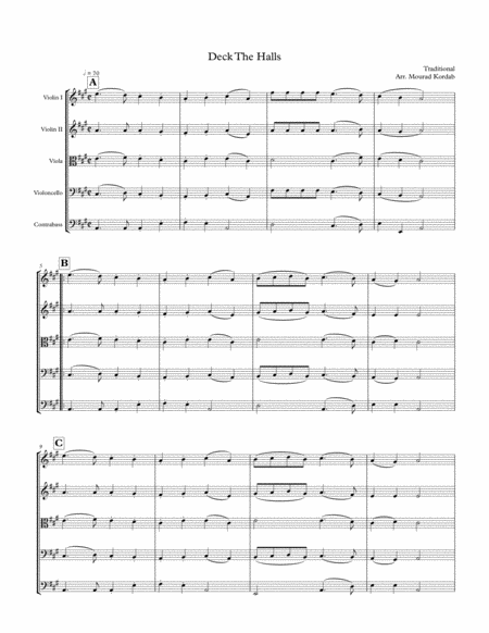 Deck The Halls String Orchestra Page 2