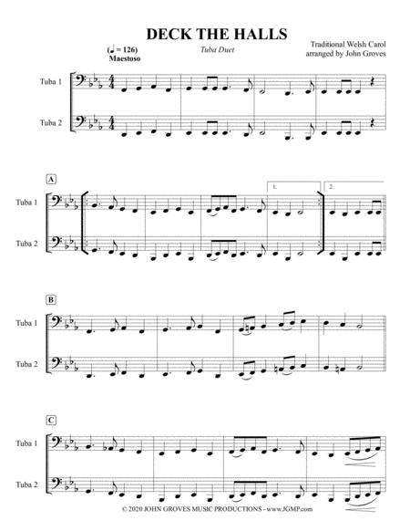 Deck The Halls Tuba Duet Page 2