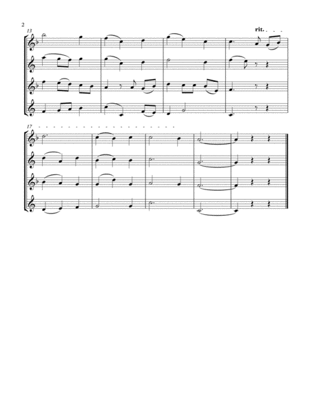 Der Rs Gott Att Om Jesus Sjunga Sax Quartet Satb Page 2