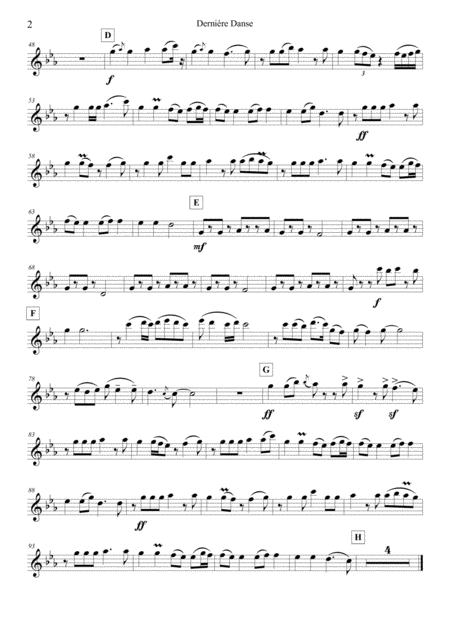 Derniere Danse For String Quartet Page 2