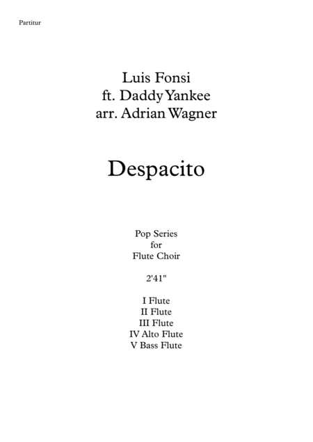 Despacito Flute Choir Arr Adrian Wagner Page 2