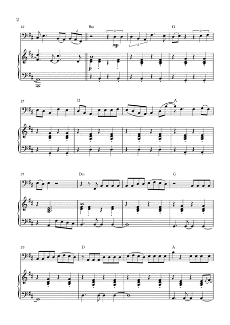 Despacito For Bassoon And Piano With Chords Page 2