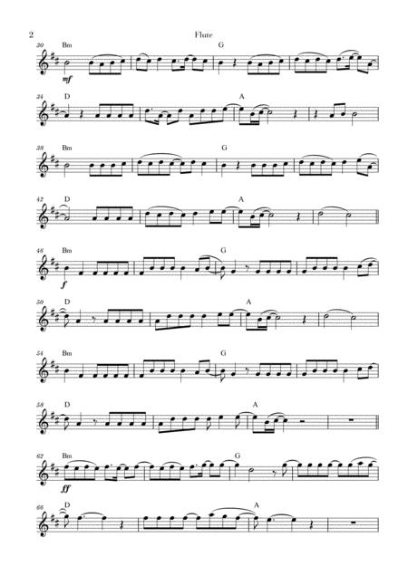 Despacito For Flute With Chords Page 2