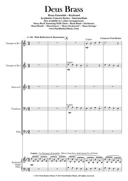 Deus Brass Score Parts Page 2