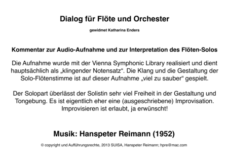 Dialog Fr Flte Und Orchester Page 2