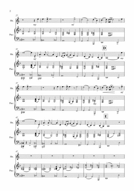 Didos Lament For Horn And Piano Page 2