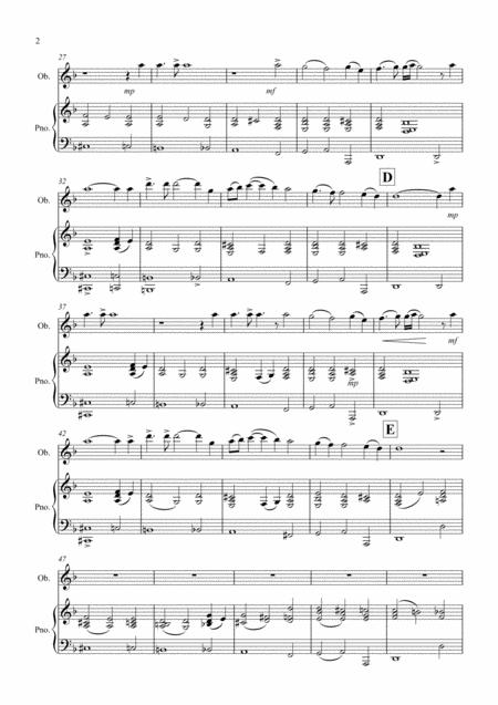 Didos Lament For Oboe And Piano Page 2