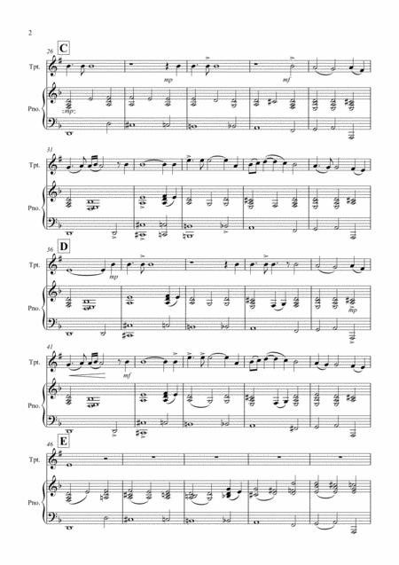 Didos Lament For Trumpet In Bb And Piano Page 2