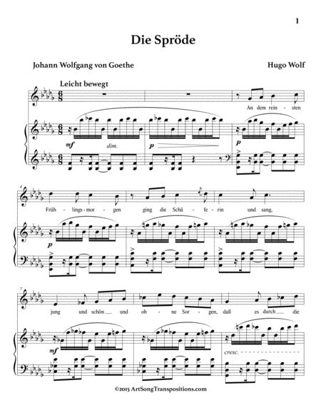 Die Sprde D Flat Major Page 2