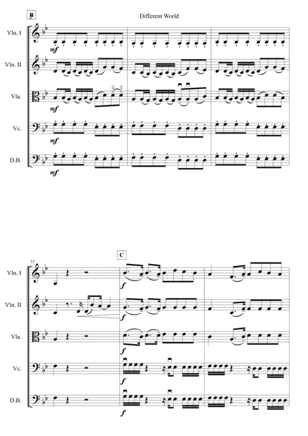 Different World Alan Walker String Quartet Quintet Or String Ensemble Orchestra Page 2