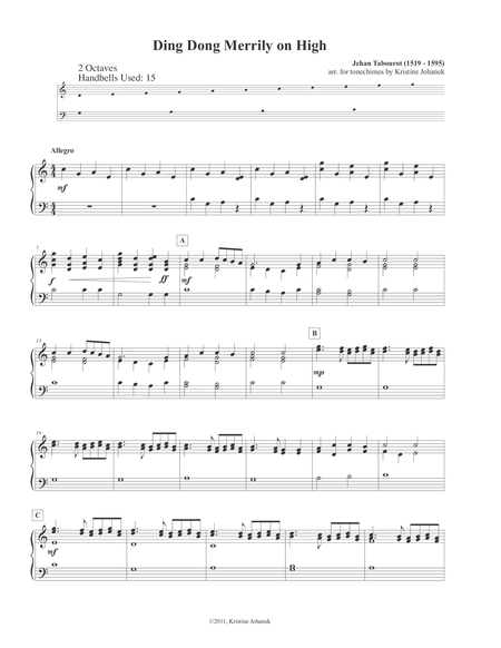 Ding Dong Merrily On High 2 Octave Handbells Tone Chimes Or Hand Chimes Page 2