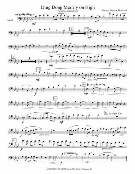 Ding Dong Merrily On High Mixed Tuba Quartet Page 2