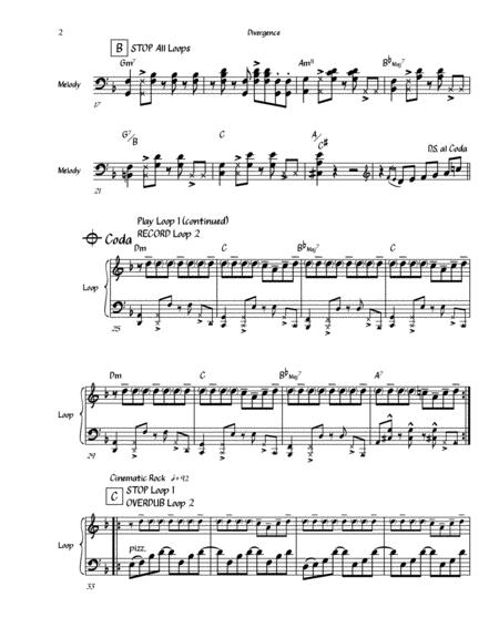 Divergence By The Khromatiks For Electric Violin Loop Station Page 2