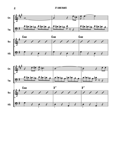 Dixieland Jazz Band St Louis Blues Page 2