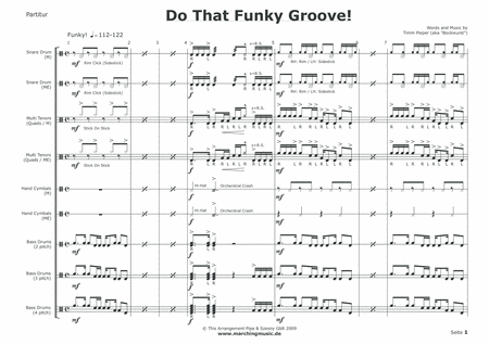 Do That Funky Groove Street Cadence Page 2