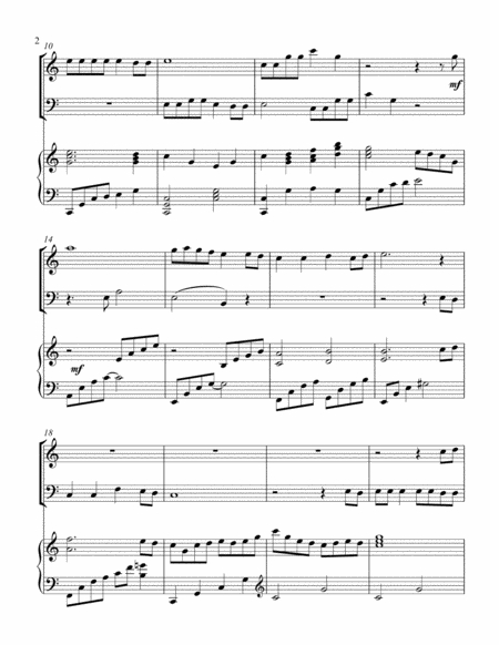 Do You Hear What I Hear Treble And Bass C Instrument Duet Page 2