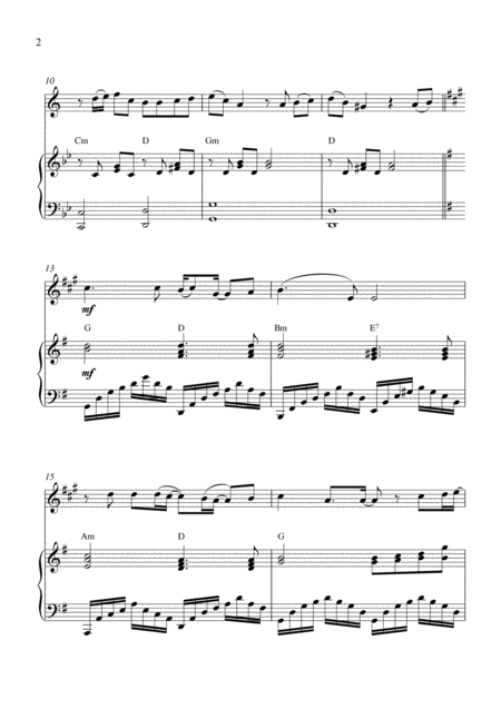 Do You Know Where You Re Going To Tenor Saxophone Solo And Piano Accompaniment Page 2