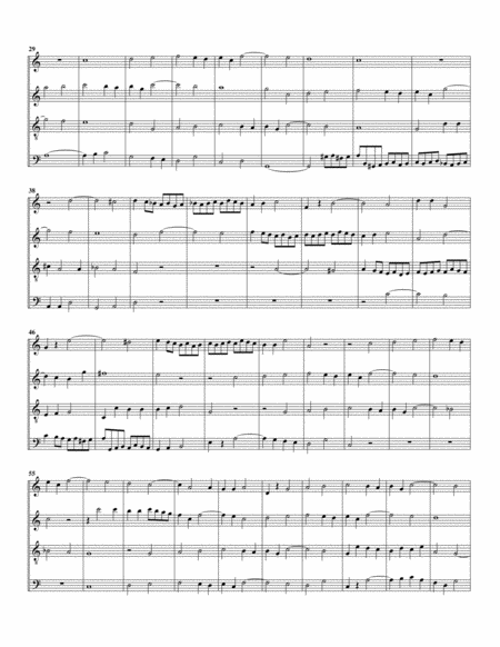 Dona Nobis Pacem From Mass Bwv 232 Arrangement For 4 Recorders Page 2