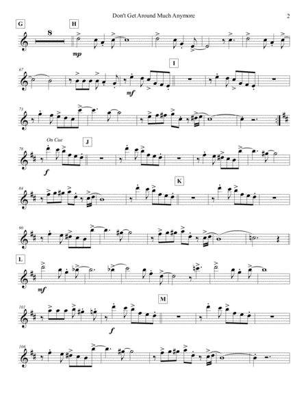 Dont Get Around Much Anymore Violin 2 Page 2