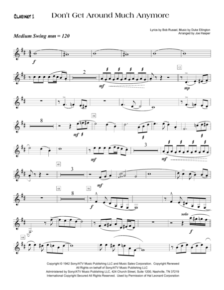 Dont Get Around Much Anymore Vocal And Orchestra Page 2