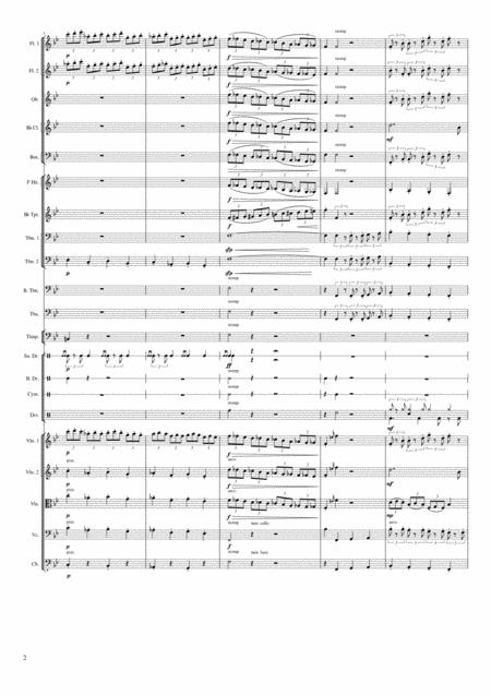 Doraemon No Uta Full Orchestra Score Parts Page 2