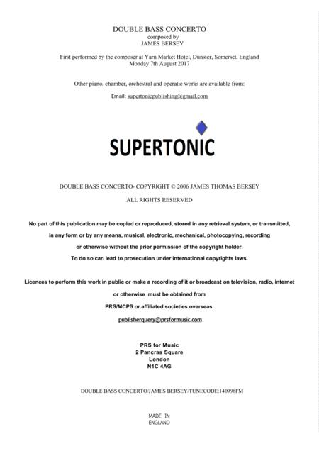 Double Bass Concerto Solo Double Bass Piano Version Page 2