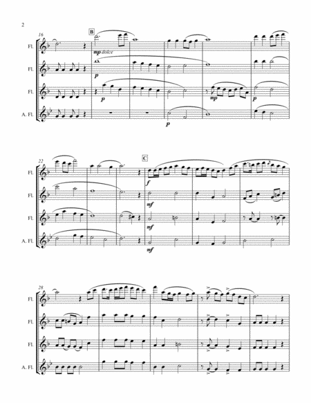 Douglas Bill Celtic Reflections 3 C Flutes And 1 Alto Flute Page 2