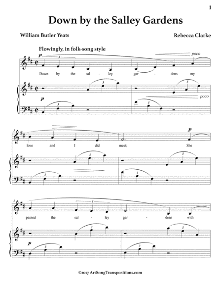 Down By The Salley Gardens B Minor Page 2