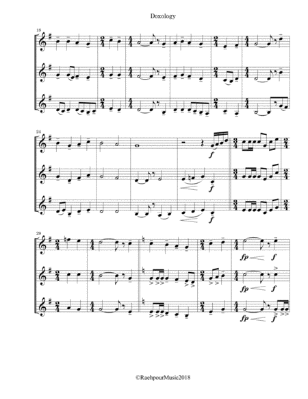 Doxology Trumpet Trio Page 2