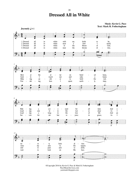 Dressed All In White An Original Hymn Page 2