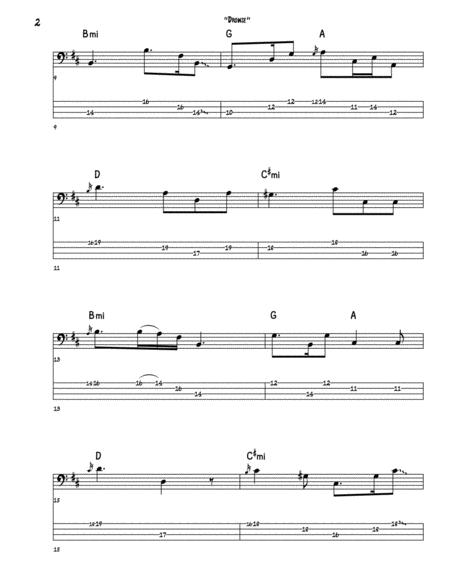 Drowse Bass Guitar Tab Page 2