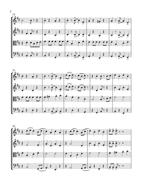 Drunken Sailor String Quartet Page 2