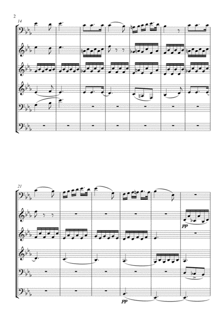Du Bist Die Ruh For Solo Trombone And Brass Quintet Page 2