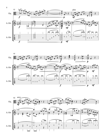 Duet For Viola And Guitar Page 2