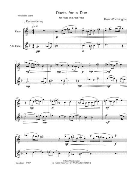 Duets For A Duo For Two Flutes Page 2