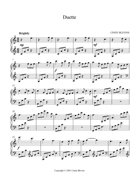 Duette An Original Piano Solo From My Piano Book Windmills Page 2