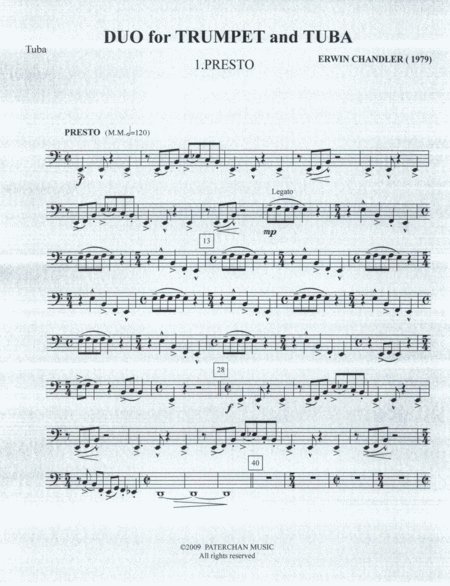 Duo For Trumpet And Tuba Page 2