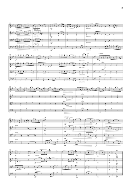 Dvorak Humoreske For String Quartet Cd201 Page 2