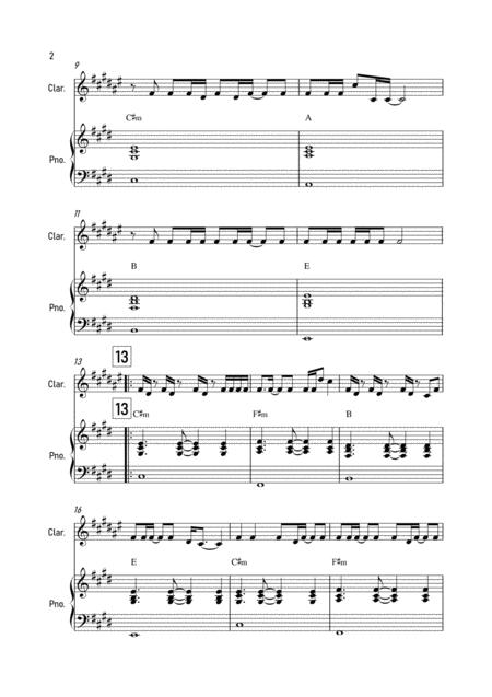 Dynamite Bts Clarinet And Piano Page 2