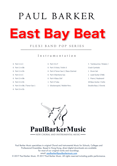 East Bay Beat Flexi Band Score Parts Page 2