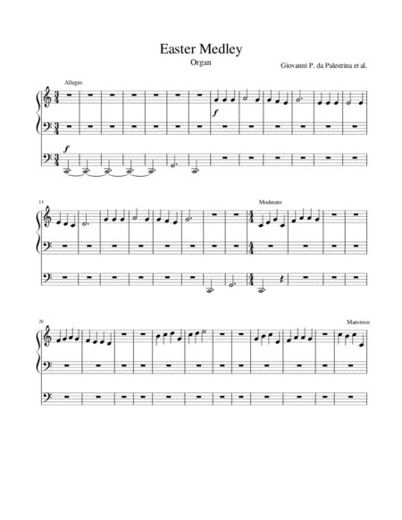 Easter Medley Organ Page 2