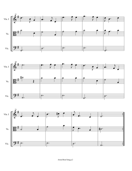 Easy Celtic Pieces For String Trio Page 2