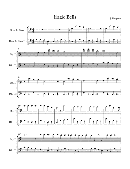 Easy Christmas Duets For Early Intermediate Bass Duet Volume 1 Page 2