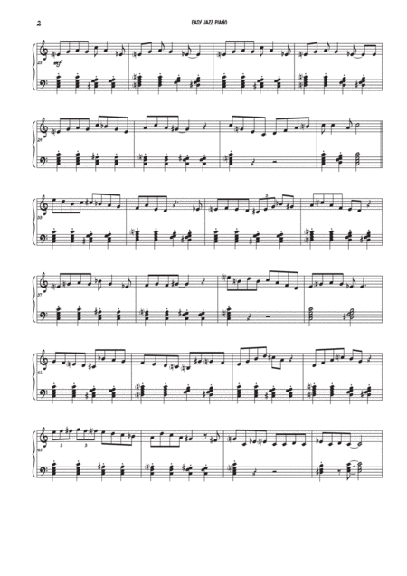 Easy Jazz Piano Page 2