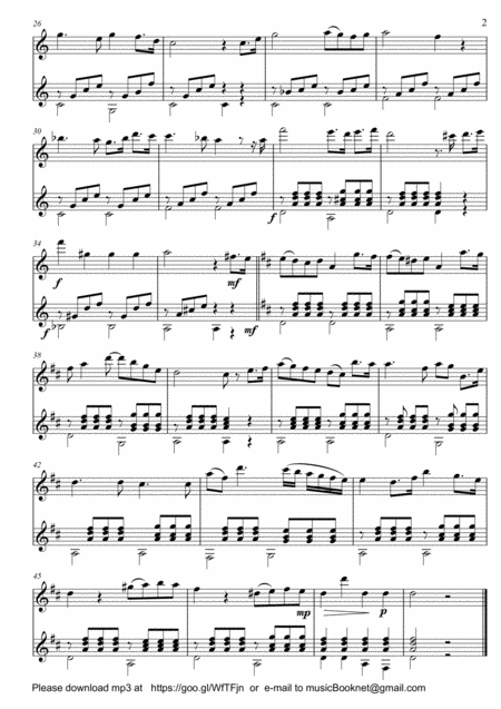 Easy Violin Guitar Duets By Giuliani 74 5 Page 2