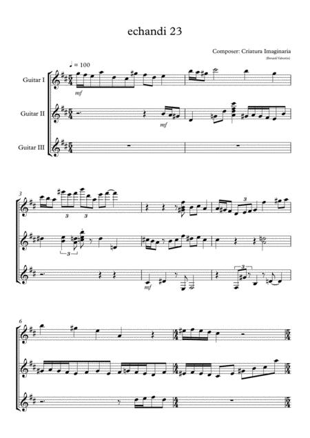 Echandi 23 For 3 Classical Guitar Page 2